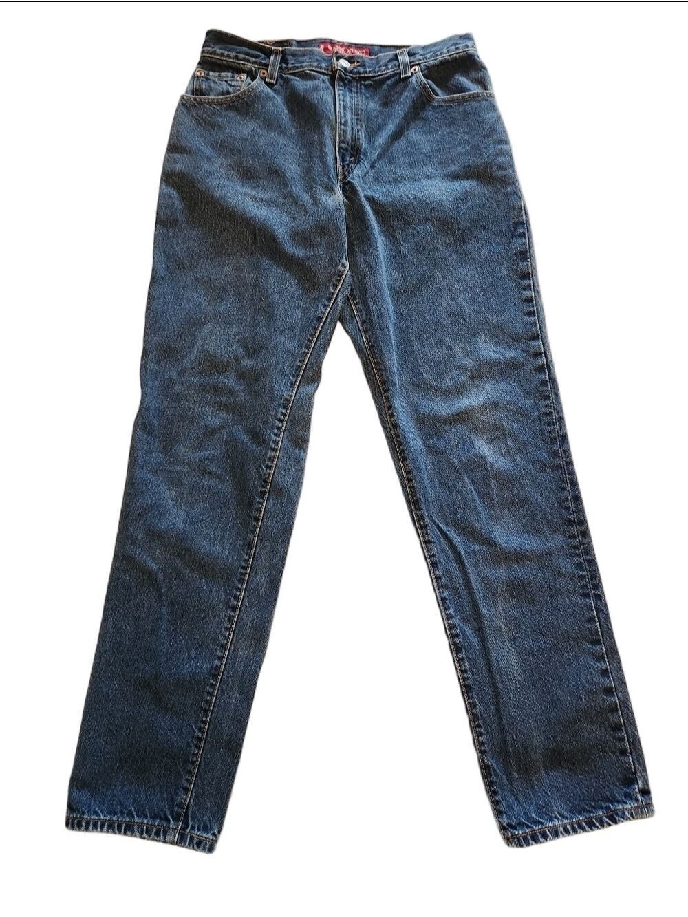 Vintage Y2K Levi's 550 Classic Relaxed Fit Jeans - Size 12 MIS L - Medium Wash